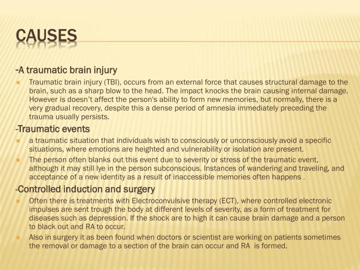 major types of amnesia major types of amnesia