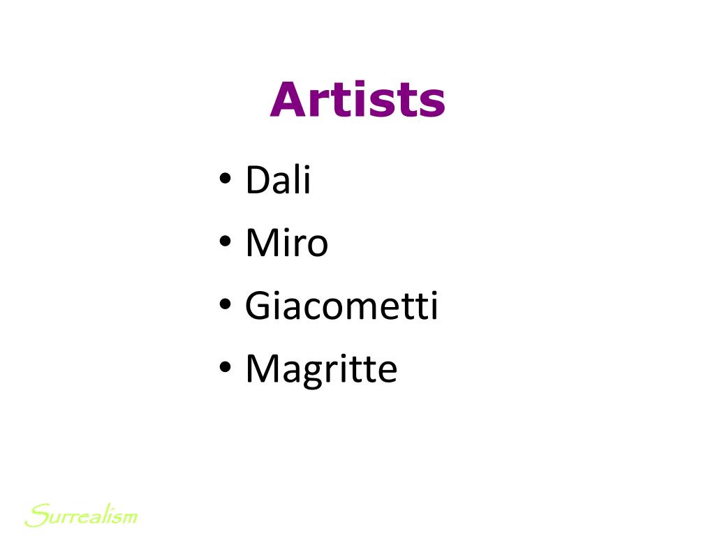 PPT - 20 th Century Art Movements from 1914 to Present PowerPoint ...