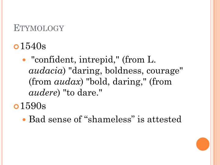 audacity meaning audacity meaning