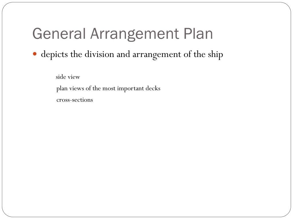 PPT - General Arrangement Plan PowerPoint Presentation, free