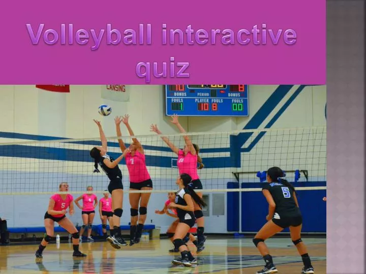 PPT Volleyball interactive quiz PowerPoint Presentation, free