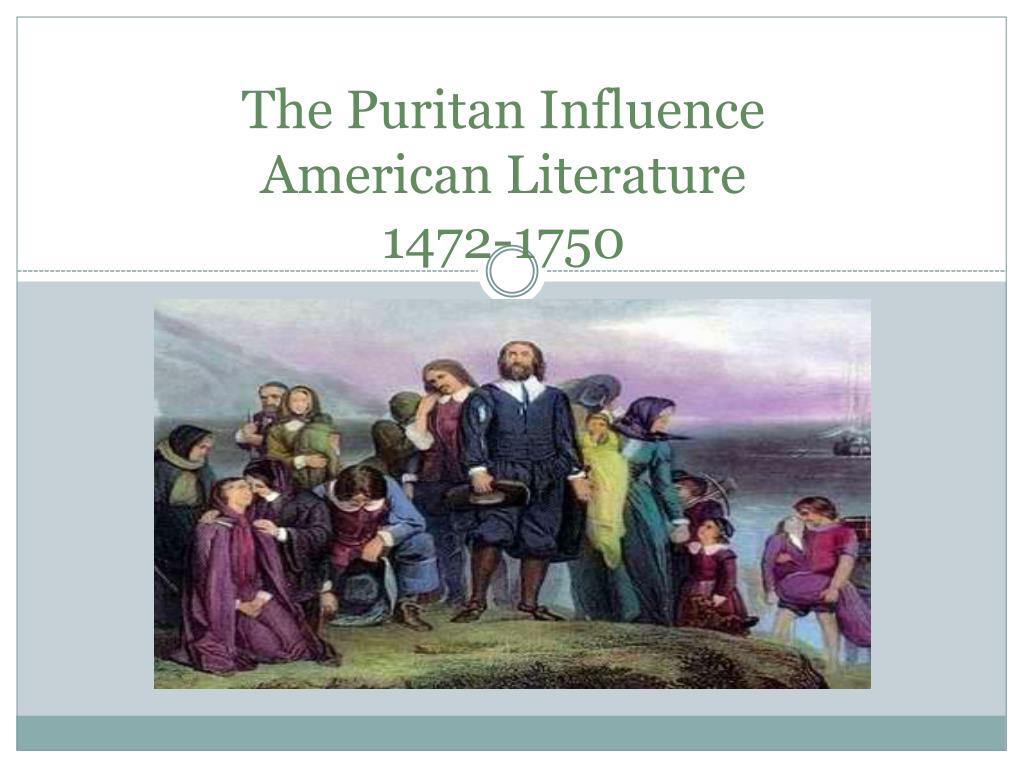 Puritan Literature In American Literature