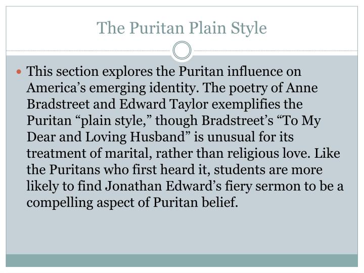 examples-of-puritan-plain-style-in-of-plymouth-plantation-of