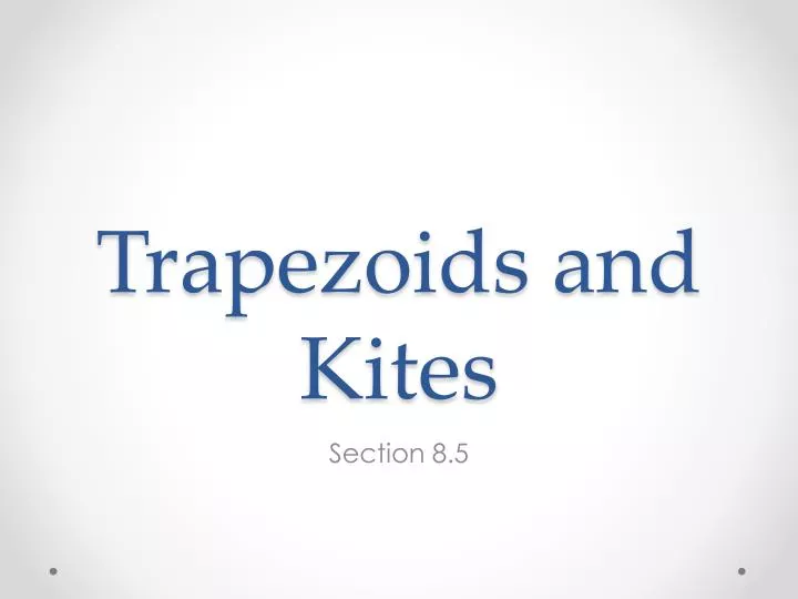 trapezoids and kites n.