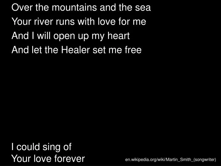 i could sing of your love forever bible verse