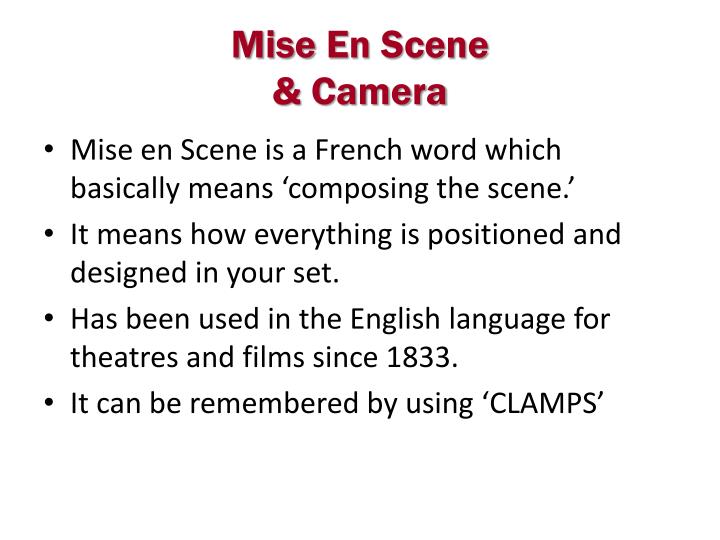 discuss how mise en scene and camera movement The bicycle thieves and italian neorealism posted on march 8, 2013 january 18, 2014 by james mooney from the early days of. discuss how mise en scene and camera movement The bicycle thieves and italian neorealism posted on march 8, 2013 january 18, 2014 by james mooney from the early days of.