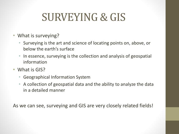 Ppt Surveying Gis Powerpoint Presentation Id 2166353 - what is surveying