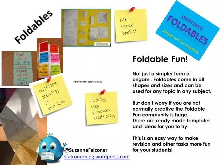 PPT - Foldable Fun! PowerPoint Presentation, free download - ID:2166398