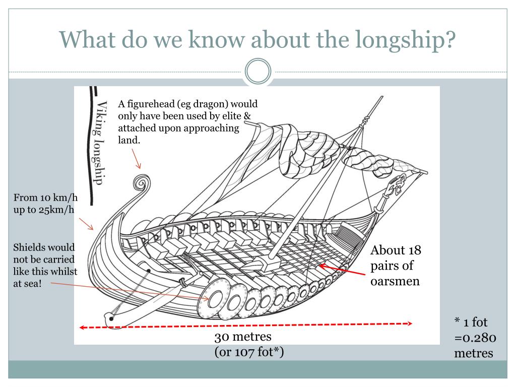 viking longship diagram