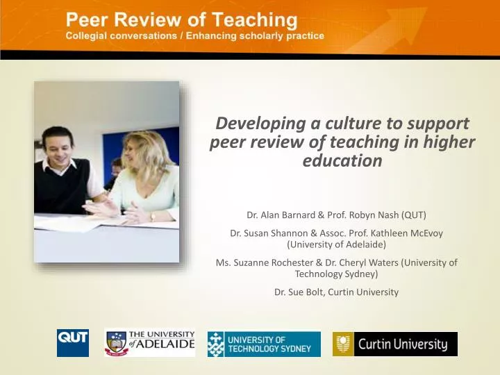 peer review of teaching in higher education