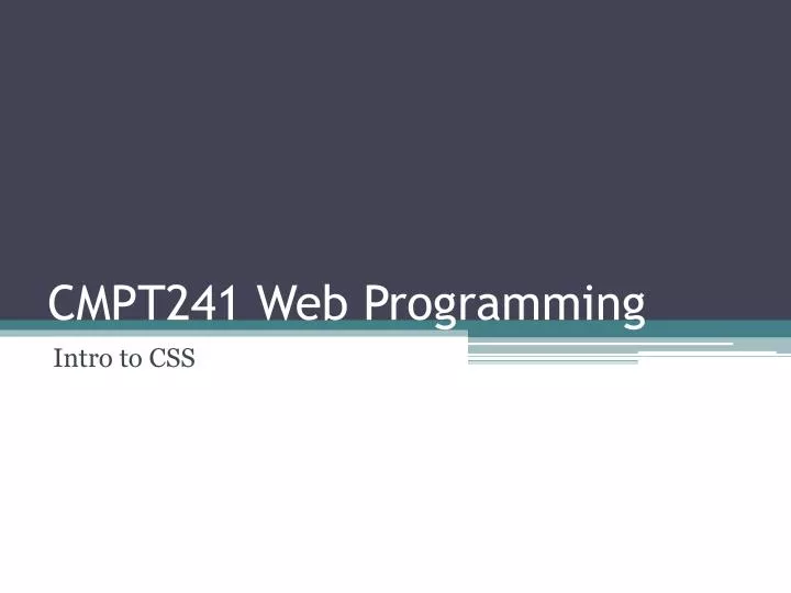 cmpt241 web programming n.