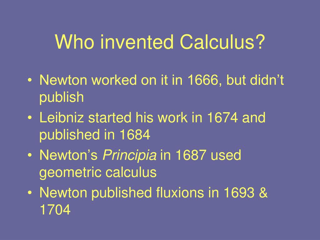 who invented calculus 2 who invented calculus 2