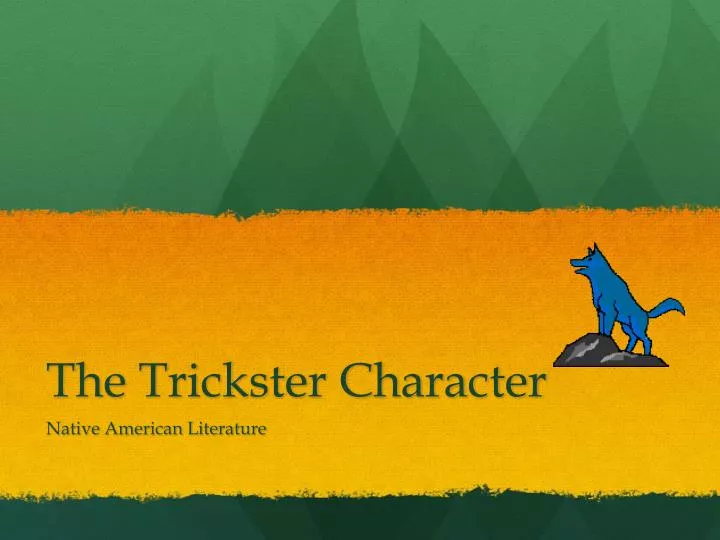 trickster characters trickster characters