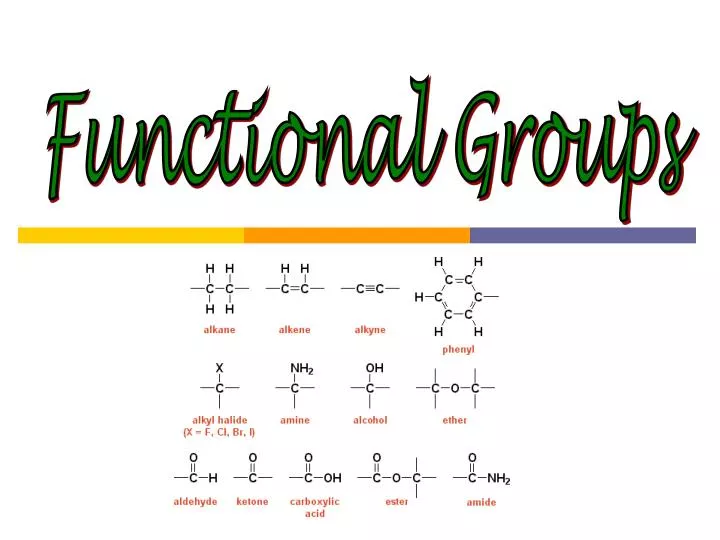 functional groups