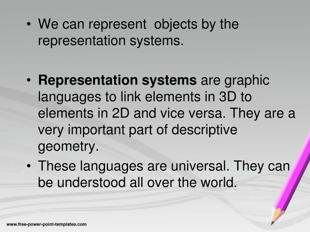 what is representation system