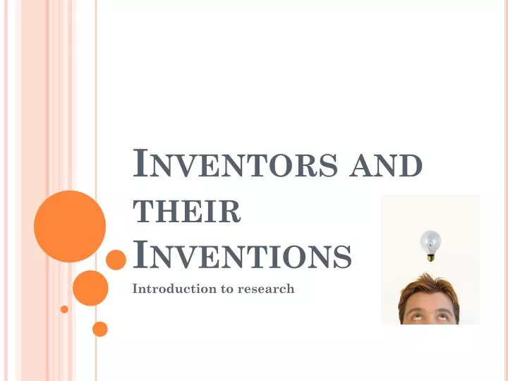 presentation about new inventions