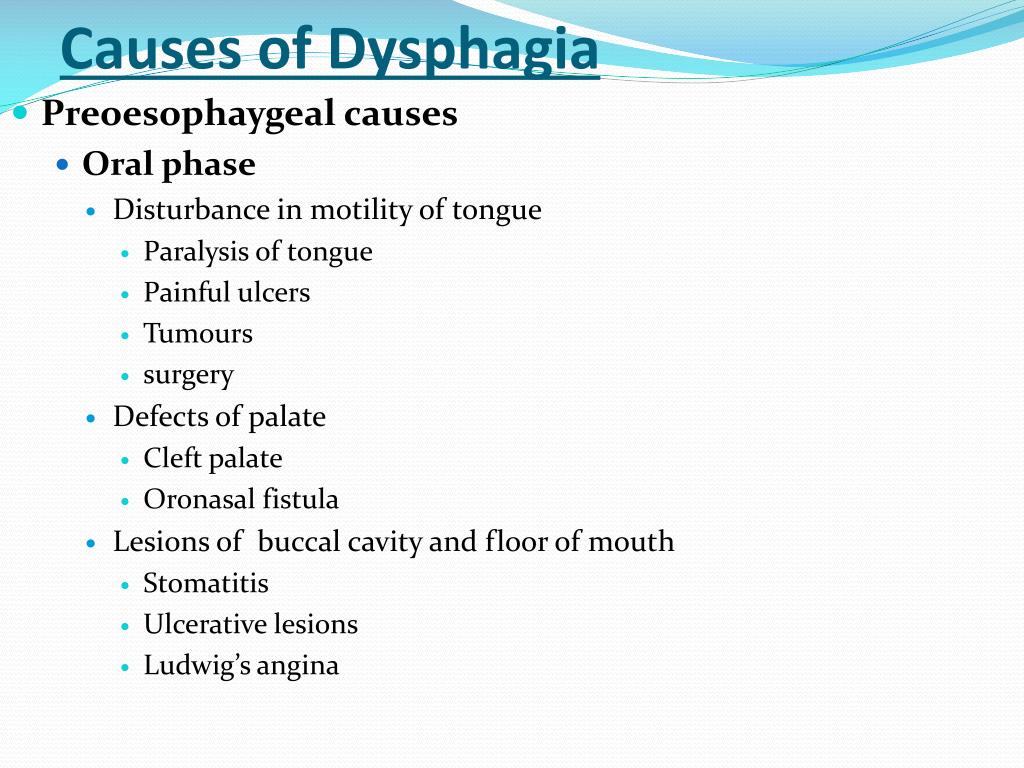 Oropharyngeal Dysphagia Causes oropharyngeal-dysphagia-causes