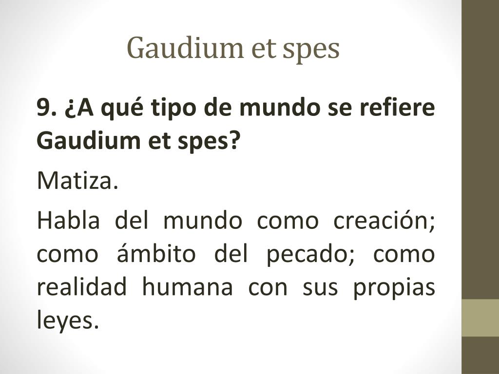 EI mundo de los pobres en Gaudium et spes