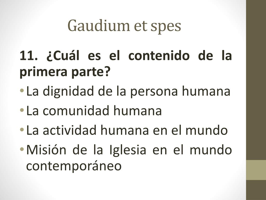 GAUDIUM ET SPES: PROPOSTA DA NOVA EVANGELIZAÇÃO. - ppt carregar