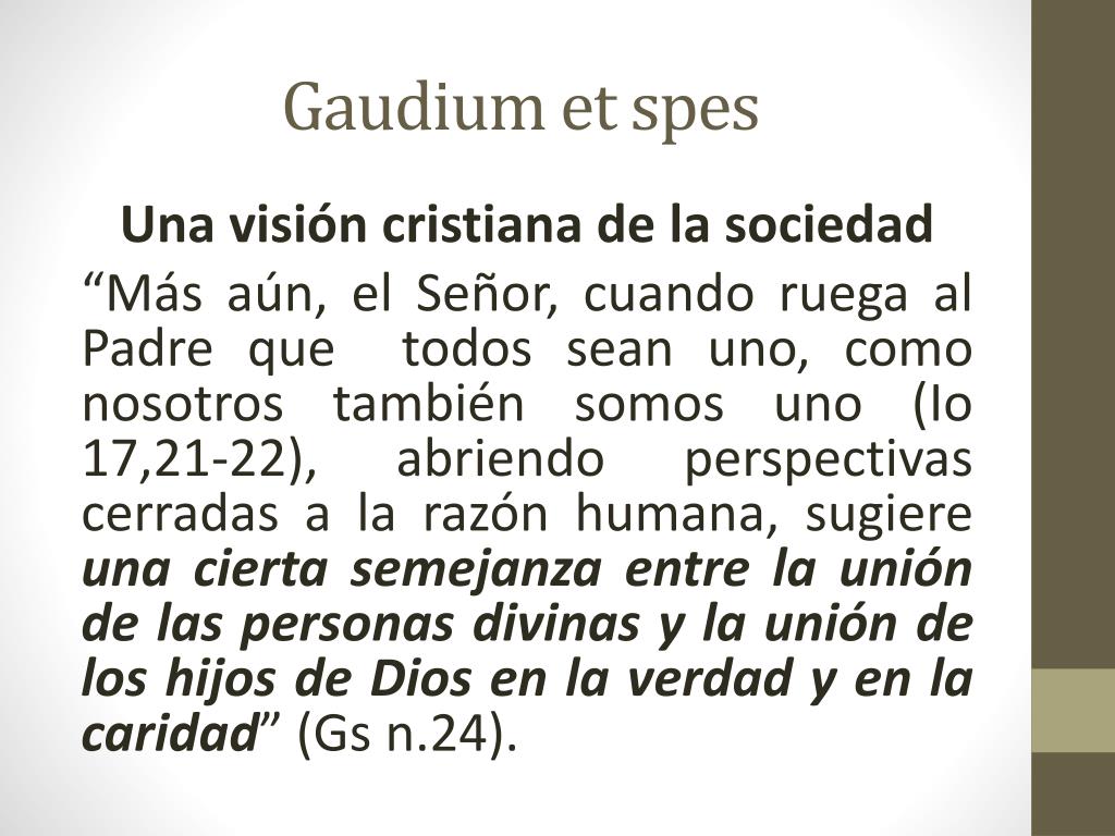 PPT - Gaudium et spes PowerPoint Presentation, free download - ID:2170866