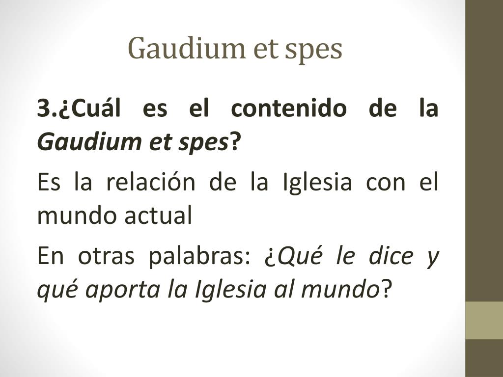 PPT - Gaudium et spes PowerPoint Presentation, free download - ID