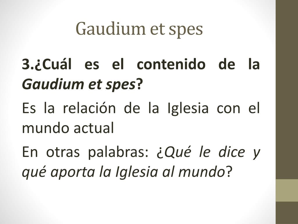 PPT - Gaudium et Spes PowerPoint Presentation, free download - ID