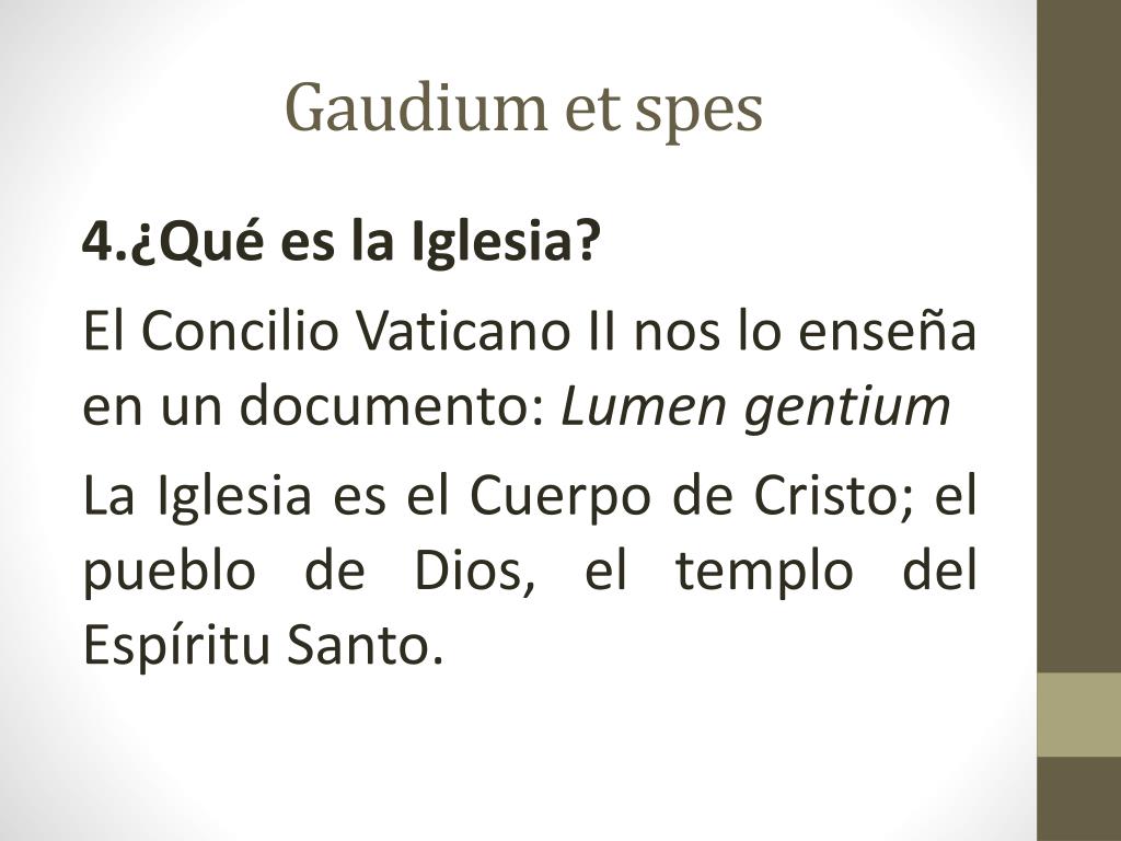 Gaudium Et Spes Slides, PDF, Concílio Vaticano II