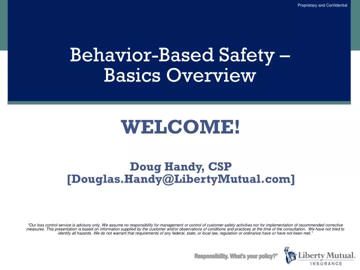 PPT BehaviorBased Safety Basics Overview PowerPoint Presentation