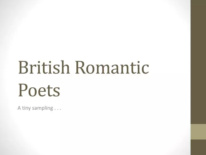 pandemonium movie british romantic poets