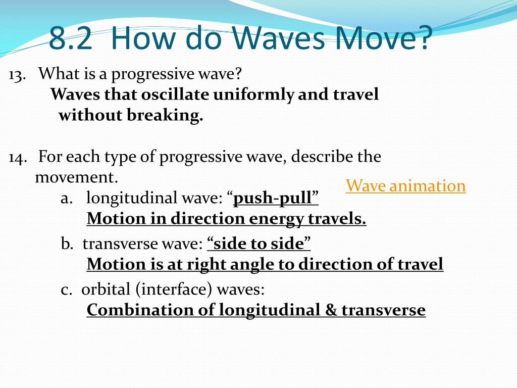 PPT - Chapter 8: Waves & Wave Dynamics PowerPoint Presentation, free  download - ID:2172387