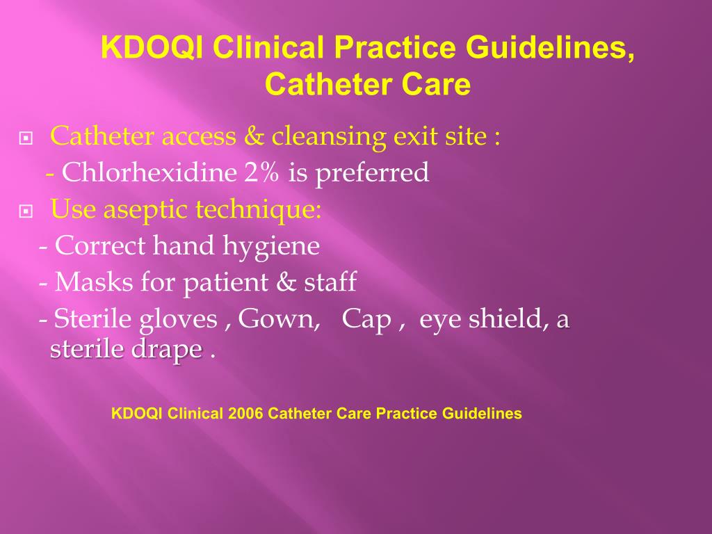 Clinical practice guidelines Clinical practice guidelines