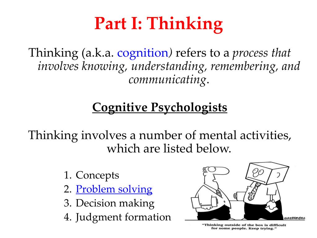 PPT - Chapter 10 Thinking/Cognition & Language PowerPoint Presentation ...