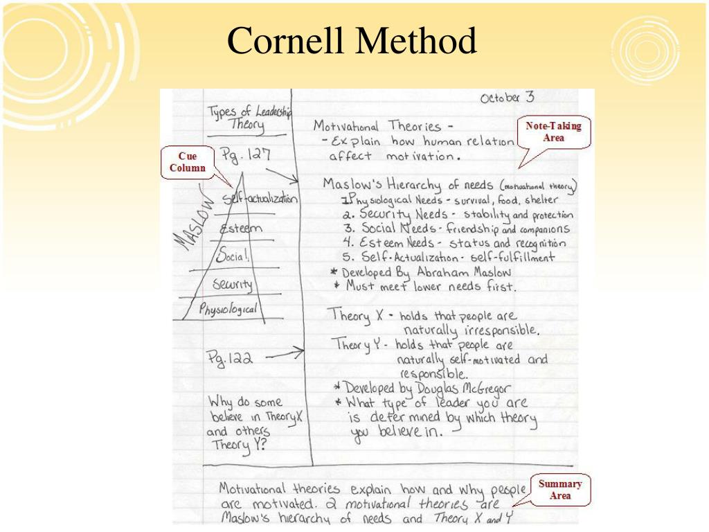 Техники ведения конспектов. Метод конспектирования Корнелла. Конспект по методу Корнелла. Метод Корнелла конспект примеры. Методы записи лекции.