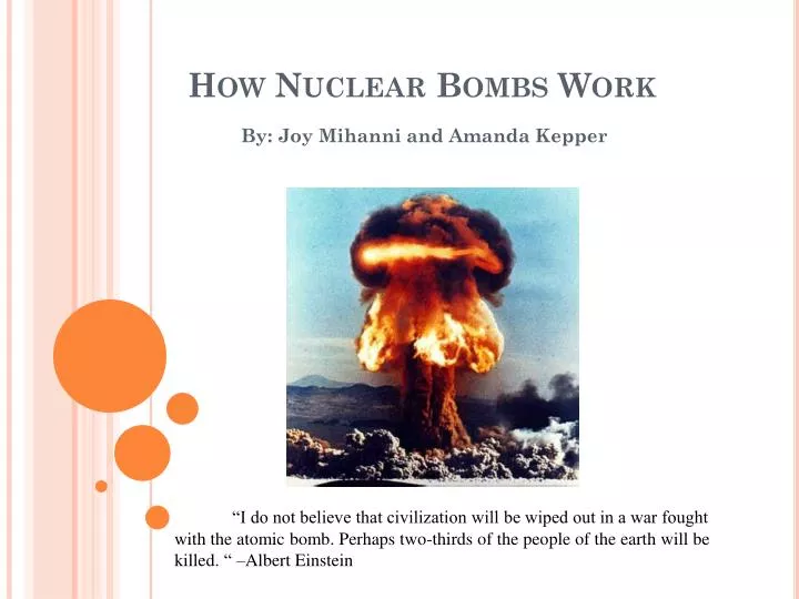 Ppt How Nuclear Bombs Work Powerpoint Presentation Free
