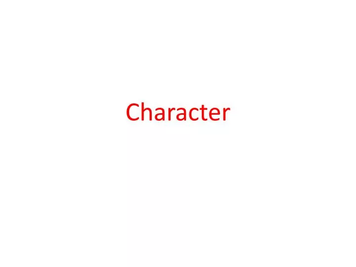 character n.