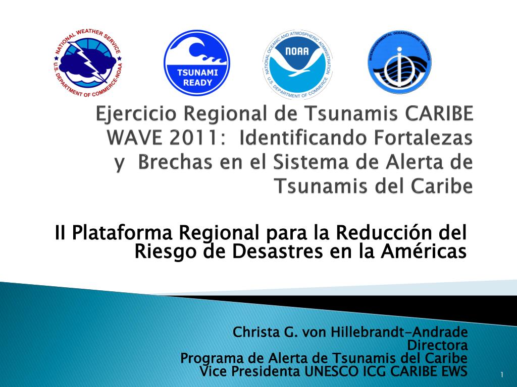 PPT - II Plataforma Regional para la Reducción del Riesgo de Desastres ...