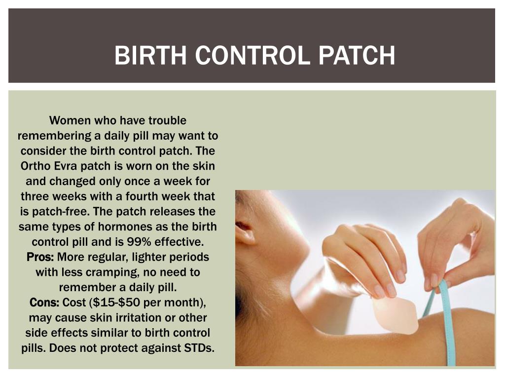 Can Birth Control Patch Make You Nauseous PPT - Contraceptives PowerPoint Presentation, free download - ID:2176279