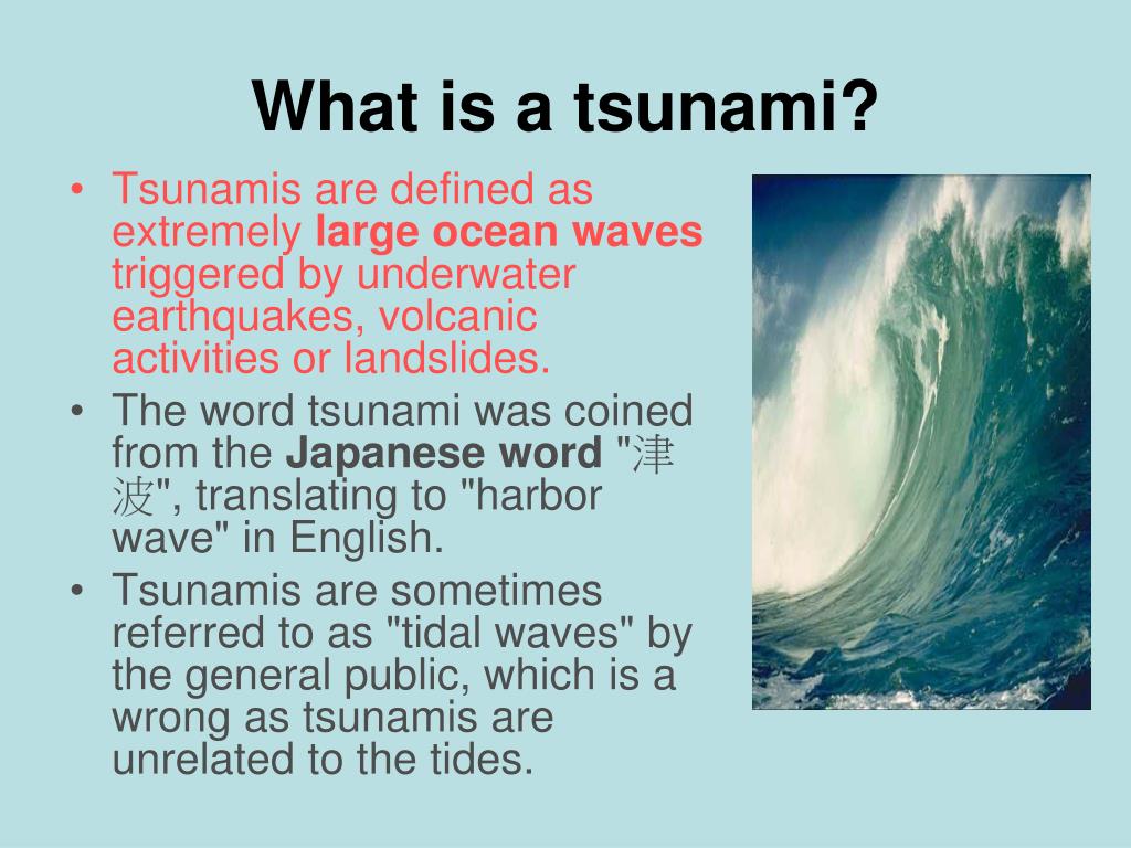 Ppt Tsunamis Powerpoint Presentation Free Download Id 2176356