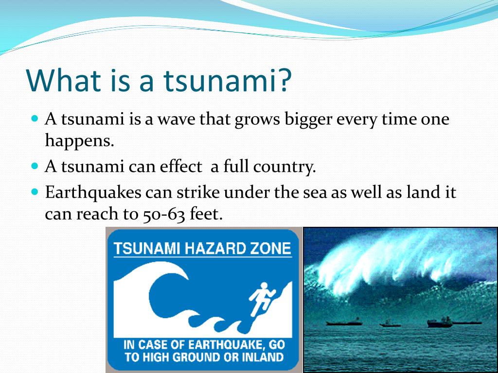 powerpoint presentation on tsunami free download