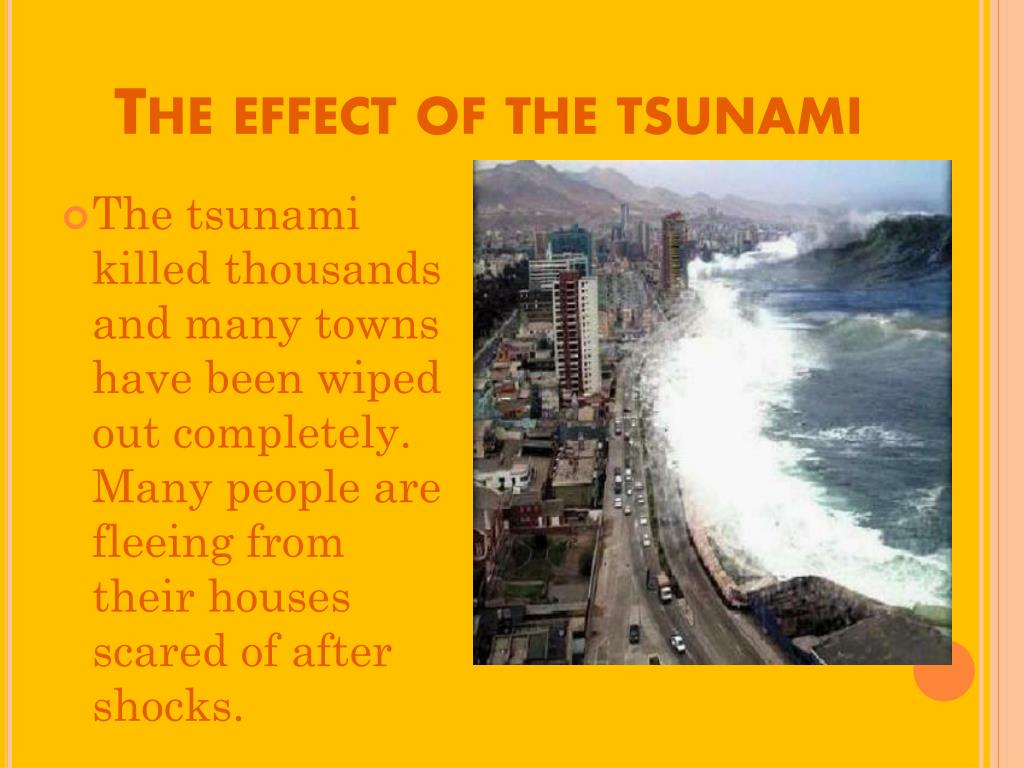 powerpoint presentation on tsunami