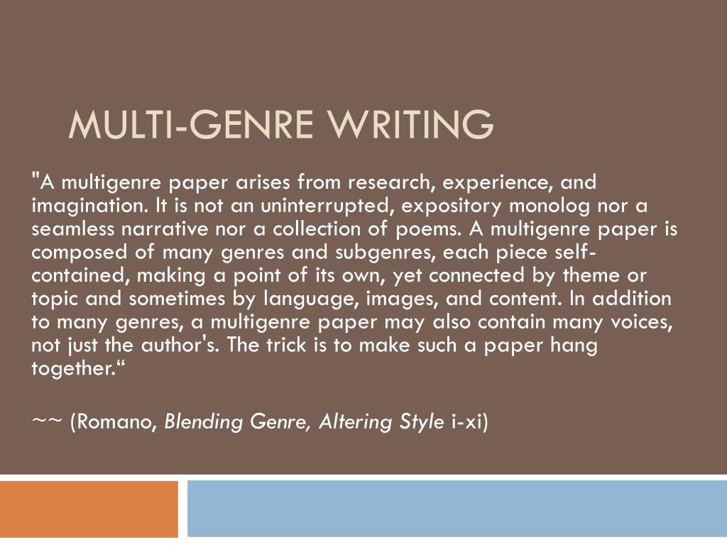 PPT Multi Genre Writing PowerPoint Presentation Free Download ID ppt-multi-genre-writing-powerpoint-presentation-free-download-id