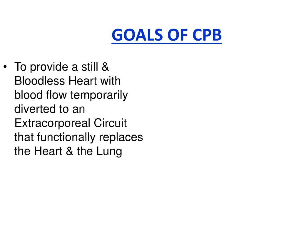 PPT - ANAESTHETIC CONSIDERATIONS IN CPB BY- DR SUCHIT KHANDUJA ...