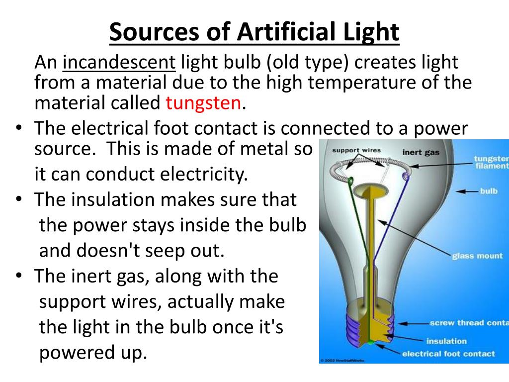 PPT - Sources of Artificial Light PowerPoint Presentation, free download -  ID:2177253