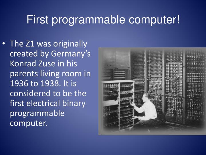 PPT History of the Computer and PowerPoint Presentation