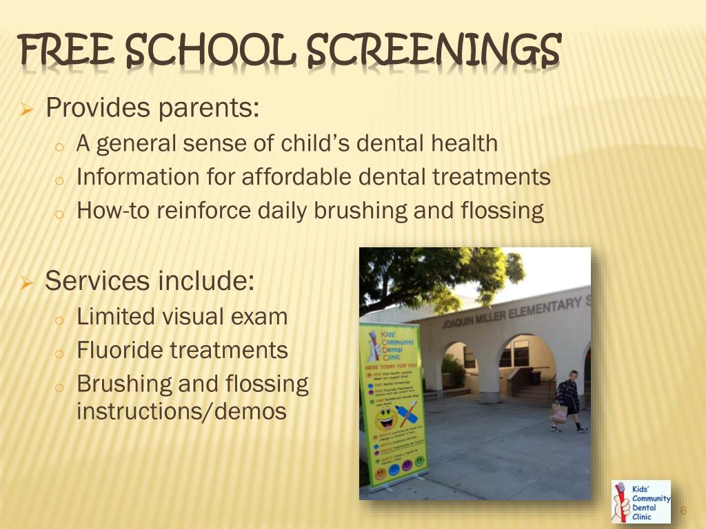 PPT Kids’ Community Dental Clinic PowerPoint Presentation, free