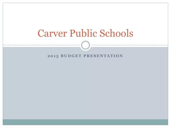 PPT Carver Public Schools PowerPoint Presentation Free Download ID