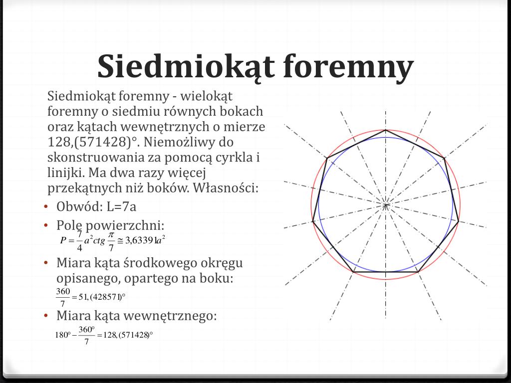 Czy Istnieje Wielokąt Foremny O Kącie Wewnętrznym 130 Stopni PPT - Wielokąty foremne PowerPoint Presentation, free download - ID:2178390