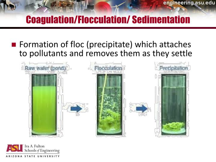 coagulation flocculation and sedimentation