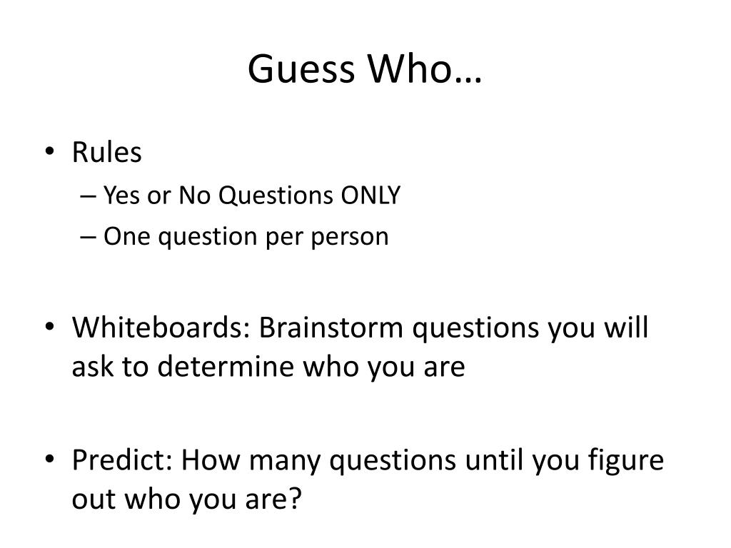 PPT - Guess Who… PowerPoint Presentation, free download - ID:2179788