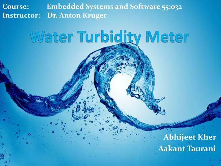 water turbidity meter n.